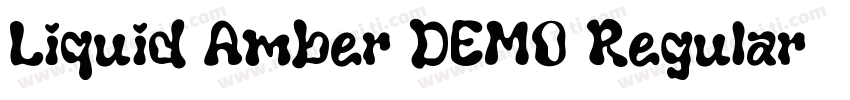 Liquid Amber DEMO Regular字体转换